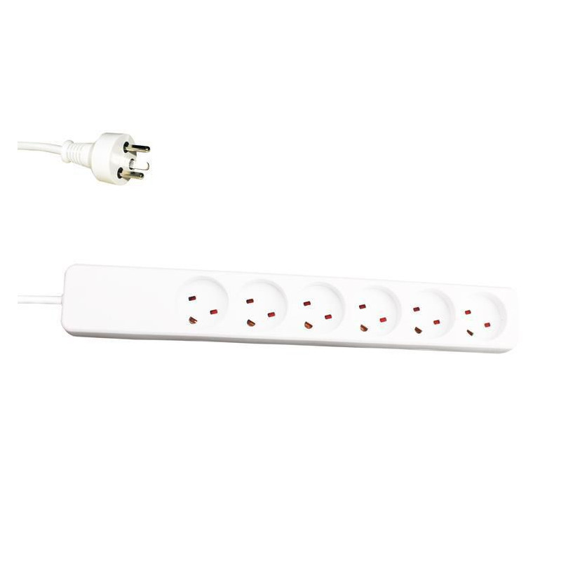 Plast Power Strip 6-way EDB