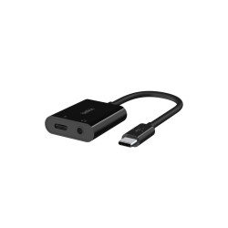 Belkin RockStar - USB-C a conector de auriculares / adaptador de carga
