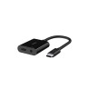 Belkin RockStar - USB-C a conector de auriculares / adaptador de carga