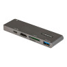 StarTech.com Adaptador Multipuertos USB C para MacBook Pro/Air - Docki
