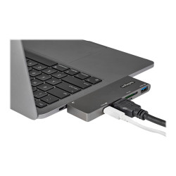 StarTech.com Adaptador Multipuertos USB C para MacBook Pro/Air - Docki