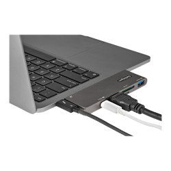 StarTech.com Adaptador Multipuertos USB C para MacBook Pro/Air - Docki