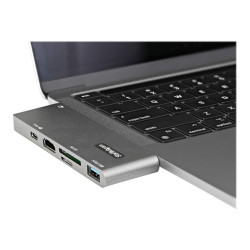 StarTech.com Adaptador Multipuertos USB C para MacBook Pro/Air - Docki
