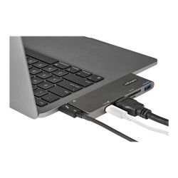 StarTech.com Adaptador Multipuertos USB C para MacBook Pro/Air - Docki