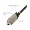 StarTech Cable de 50cm USB-C con Tornillo Superior de Fijación -10Gbps