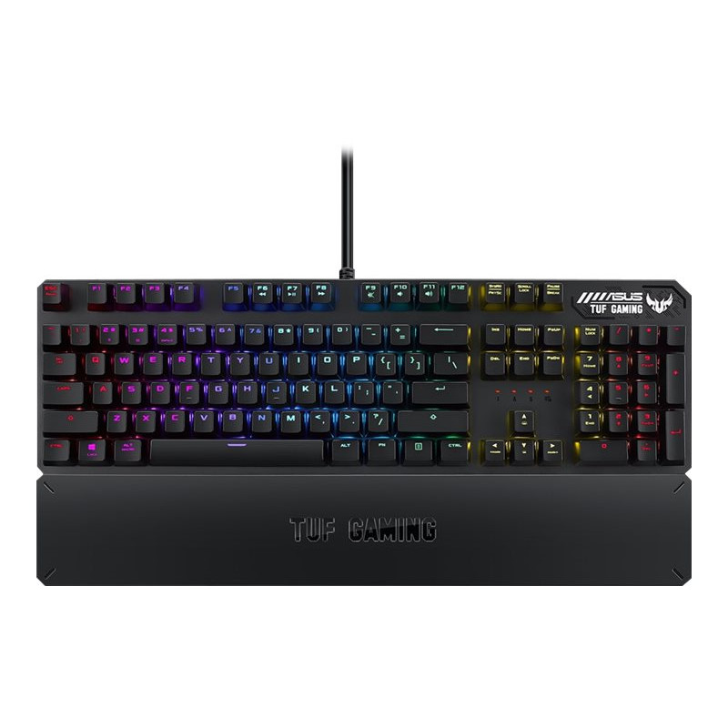 ASUS TUF Gaming K3 - Teclado - retroiluminación - USB - gris | APLIUM