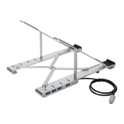 Targus - Soporte para ordenador portátil - con concentrador USB de 4 p