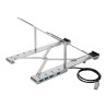 Targus - Soporte para ordenador portátil - con concentrador USB de 4 p