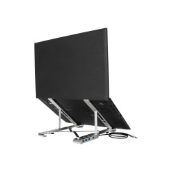 Targus - Soporte para ordenador portátil - con concentrador USB de 4 p