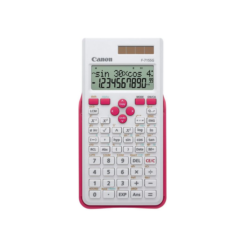 F-715SG white+pink/Scientific Calculator