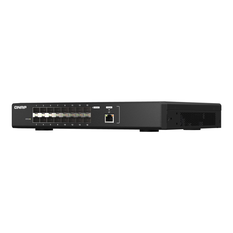 Webmanag Switch 1PORT 10GBERJ45 16 Ports Gbe SFP28 Rm Design | APLIUM