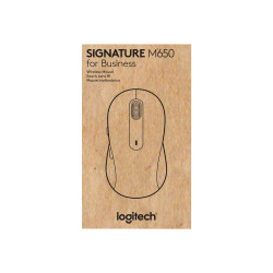 Logitech Signature M650 for Business - Ratón - inalámbrico - 2.4 GHz,