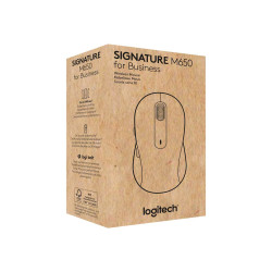 Logitech Signature M650 for Business - Ratón - inalámbrico - 2.4 GHz,