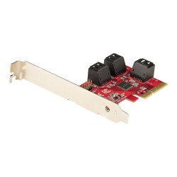 StarTech.com Tarjeta PCIe SATA - Tarjeta Controladora PCI Express de 6