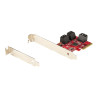 StarTech.com Tarjeta PCIe SATA - Tarjeta Controladora PCI Express de 6