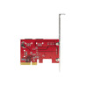 StarTech.com Tarjeta PCIe SATA - Tarjeta Controladora PCI Express de 6