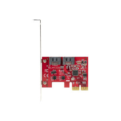 StarTech.com Tarjeta PCIe SATA - Tarjeta PCI Express Controladora de 2