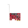 StarTech.com Tarjeta PCIe SATA - Tarjeta PCI Express Controladora de 2