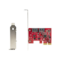StarTech.com Tarjeta PCIe SATA - Tarjeta PCI Express Controladora de 2