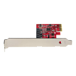 StarTech.com Tarjeta PCIe SATA - Tarjeta PCI Express Controladora de 2