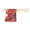 StarTech.com Tarjeta PCIe SATA - Tarjeta PCI Express Controladora de 2