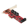 StarTech.com Tarjeta PCIe Controladora SATA de 10 Puertos - | APLIUM