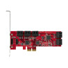 StarTech.com Tarjeta PCIe Controladora SATA de 10 Puertos - | APLIUM