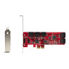 StarTech.com Tarjeta PCIe Controladora SATA de 10 Puertos - | APLIUM