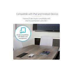 StarTech.com Adaptador Multipuertos USB-C - USB Tipo C a HDMI 2.0 4K a