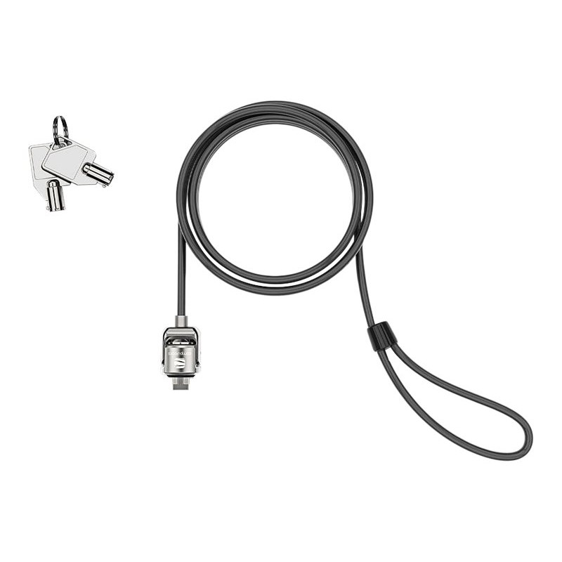 T-bar Security Keyed Alike Cable Lock - Black | APLIUM