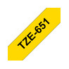Tape/24mm black on yellow f P-Touch TZE