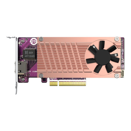QNAP QM2-2P10G1TB - Controlador de almacenamiento - M.2 - PCIe3.0 x4 (