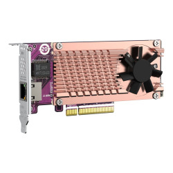 QNAP QM2-2P10G1TB - Controlador de almacenamiento - M.2 - PCIe3.0 x4 (