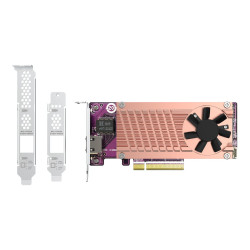 QNAP QM2-2P10G1TB - Controlador de almacenamiento - M.2 - PCIe3.0 x4 (