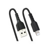 USB To Lightning Cable - 1M (3.3FT) Coiled Cable Black | APLIUM
