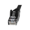 10M Lszh CAT6 Ethernet Cable - Snagless Utp Patch Cord Black | APLIUM