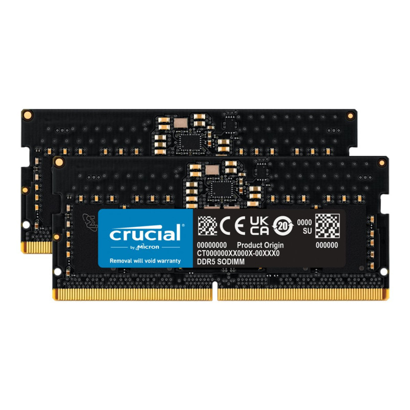 Crucial - DDR5 - kit - 16GB: 2 x 8GB - SODIMM de 262 contact | APLIUM