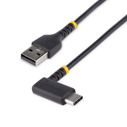 6ft USB A to C Charging Cable Angled