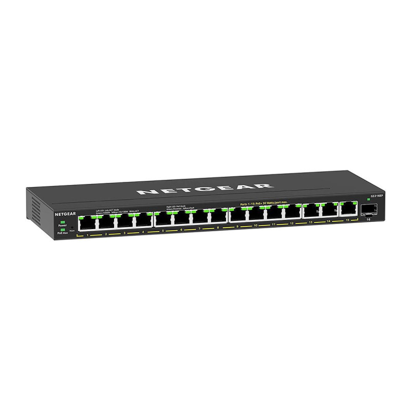 16-PORT POE+ GIGABIT SWITCH