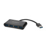 Kensington UH4000 - Hub - 4 x SuperSpeed USB 3.0 - sobremesa | APLIUM