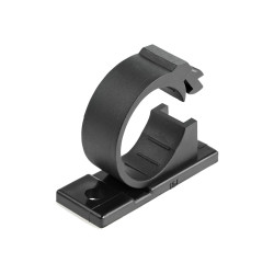 StarTech.com 100 Clips de Gestión de Cableado Adhesivos - Negro - Orga