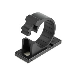 StarTech.com 100 Clips de Gestión de Cableado Adhesivos - Negro - Orga