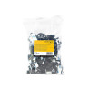 StarTech.com 100 Clips de Gestión de Cableado Adhesivos - Negro - Orga