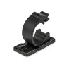 StarTech.com 100 Clips de Gestión de Cableado Adhesivos - Negro - Orga