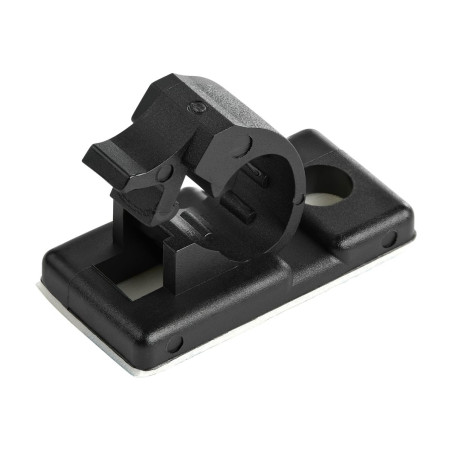 StarTech.com 100 Clips de Gestión de Cableado Adhesivos - Negro - Orga