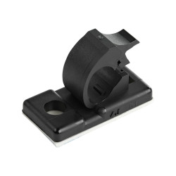StarTech.com 100 Clips de Gestión de Cableado Adhesivos - Negro - Orga