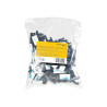StarTech.com 100 Clips de Gestión de Cableado Adhesivos - Negro - Orga