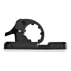 StarTech.com 100 Clips de Gestión de Cableado Adhesivos - Negro - Orga
