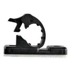 StarTech.com 100 Clips de Gestión de Cableado Adhesivos - Negro - Orga