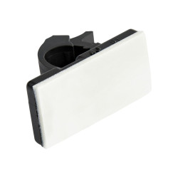StarTech.com 100 Clips de Gestión de Cableado Adhesivos - Negro - Orga